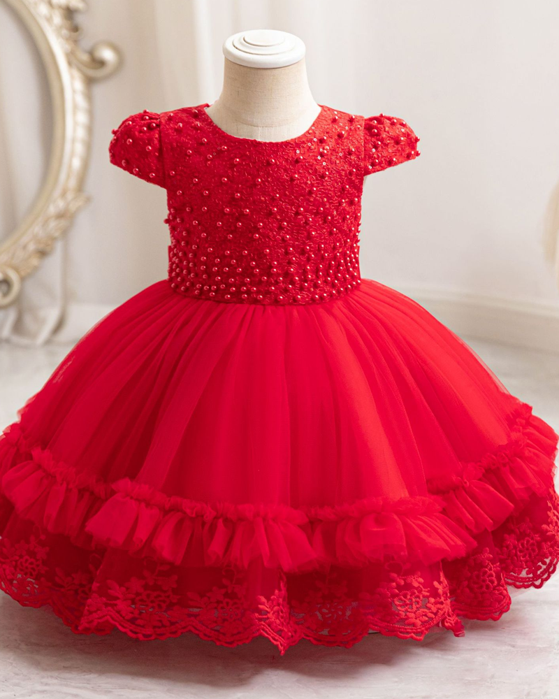 โจ Beaded Tulle Princess Dress โ Sparkle, Twirl & Shine ๐