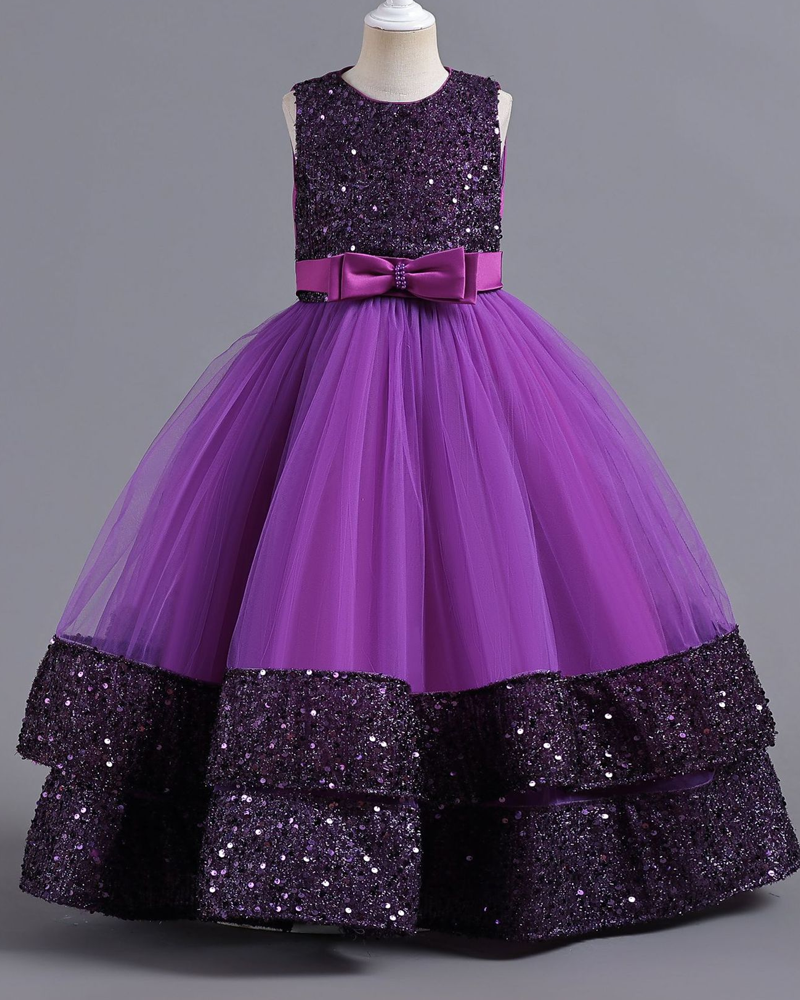 โจ Sparkle Bow Princess Dress โ Shine Bright, Twirl Big ๐