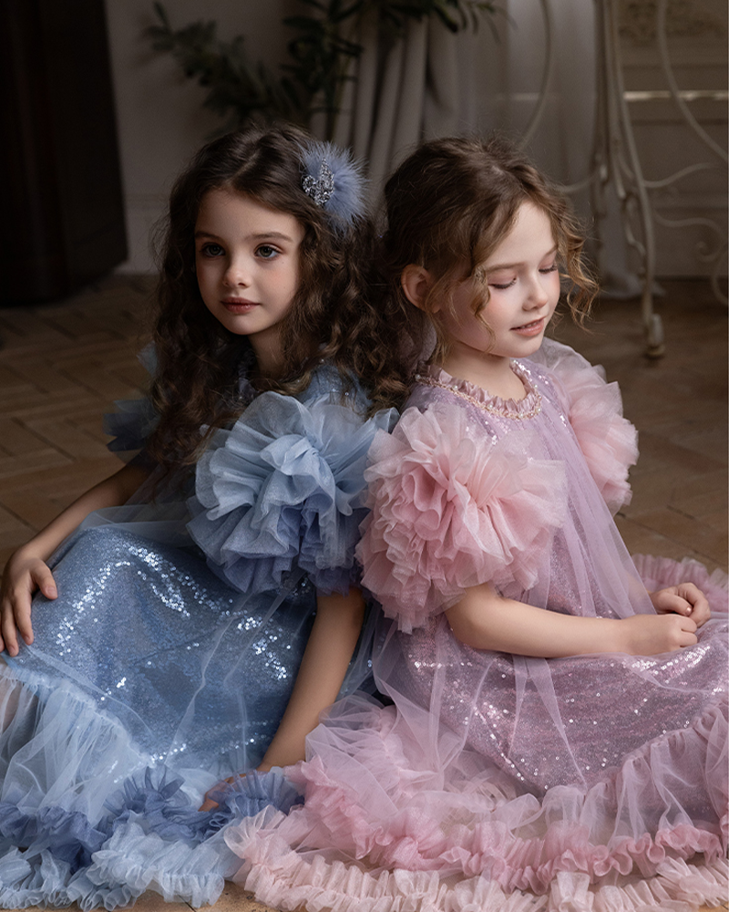 ✨Enchanted Sparkle" Princess Dress – A Birthday Dream!✨