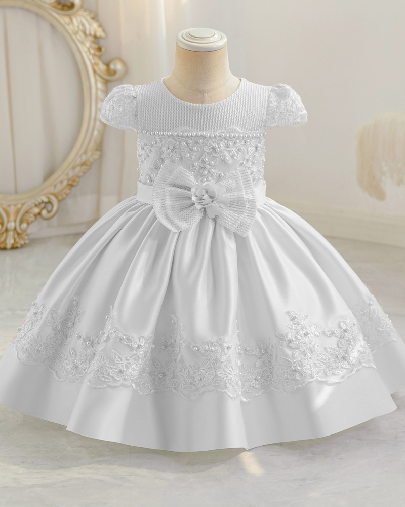 π Lace Panel Princess Dress β Bow-Tied & Beautifully Layered β¨