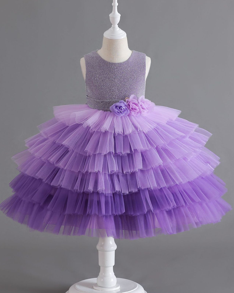 ๐ Ombre Tulle Princess Dress โ A Twirl of Colors & Magic โจ