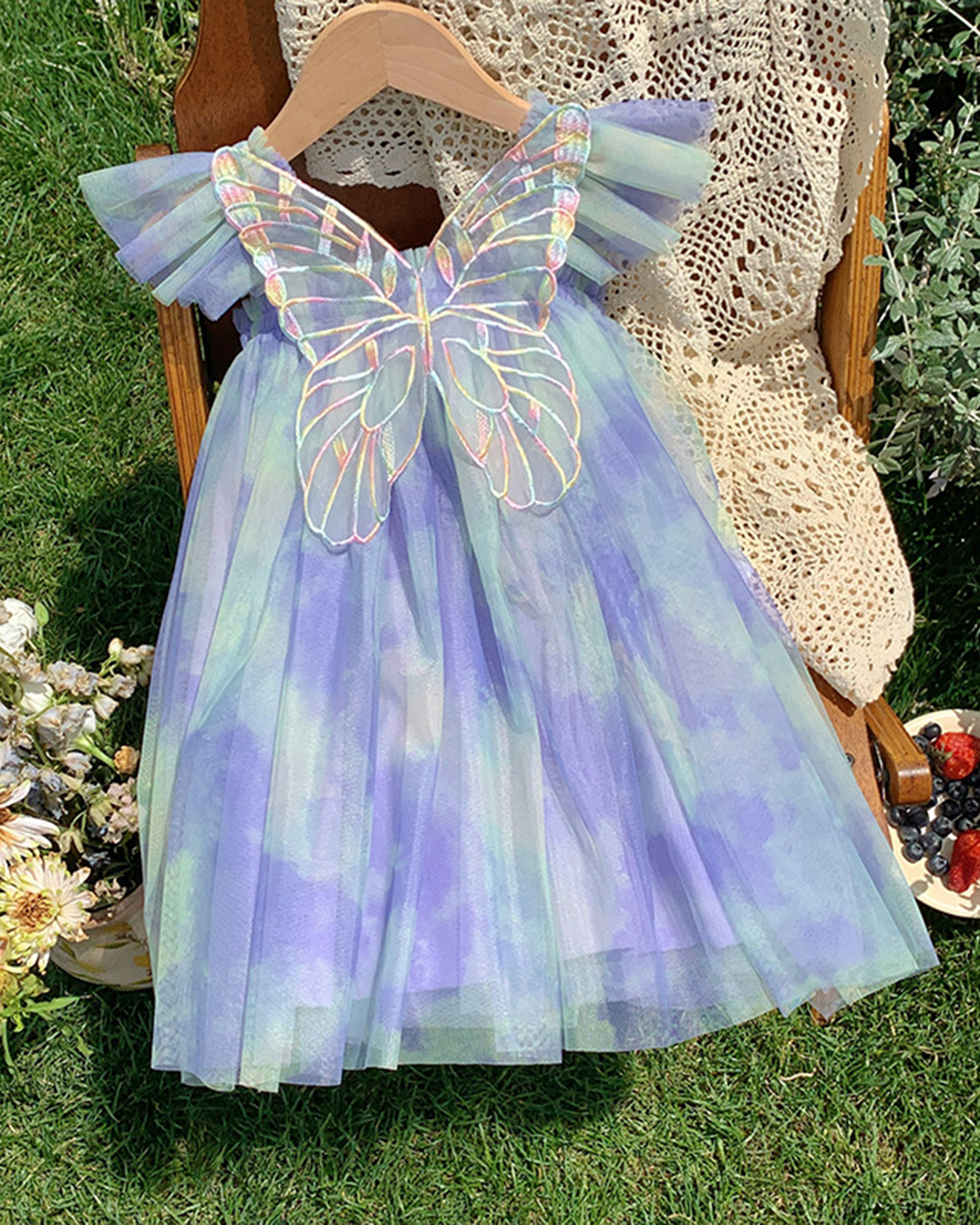 ๐ธ Sleeveless Tulle Dress โ Statement Back Bow ๐ธ