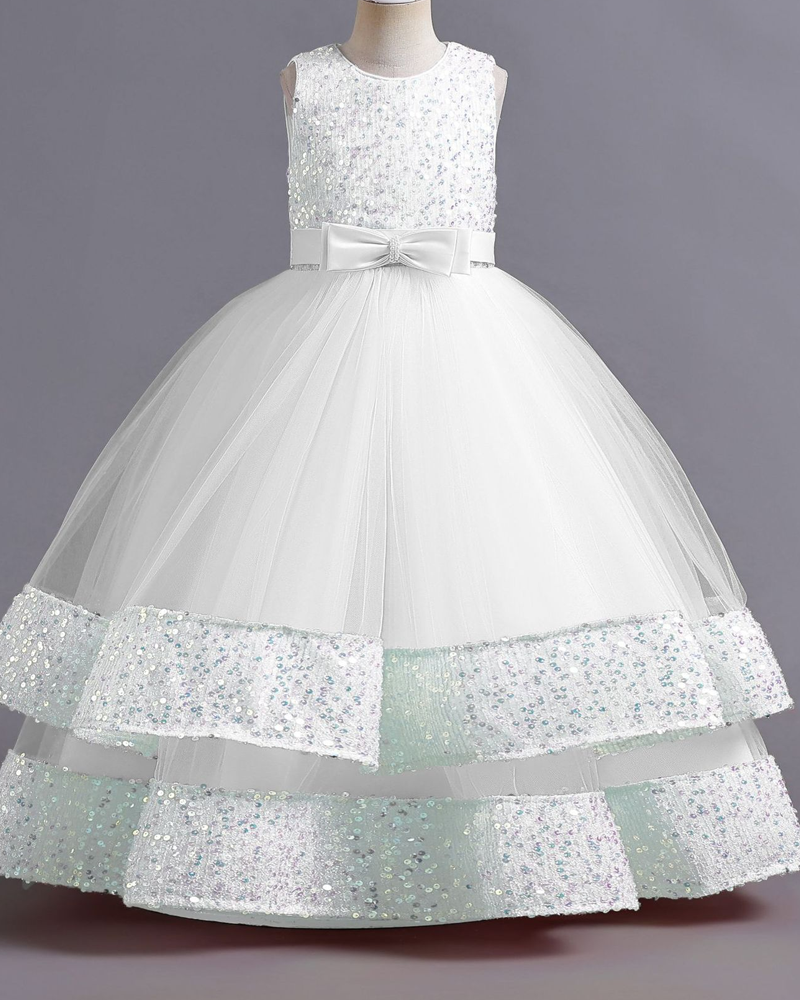 โจ Sparkle Bow Princess Dress โ Shine Bright, Twirl Big ๐