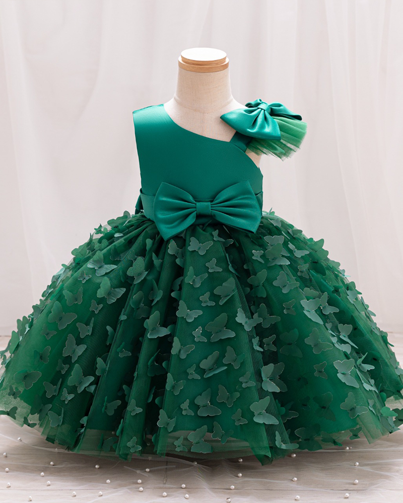🦋Flutter Fantasy: 3D Butterfly Princess Dress for Little Dreamers 🦋