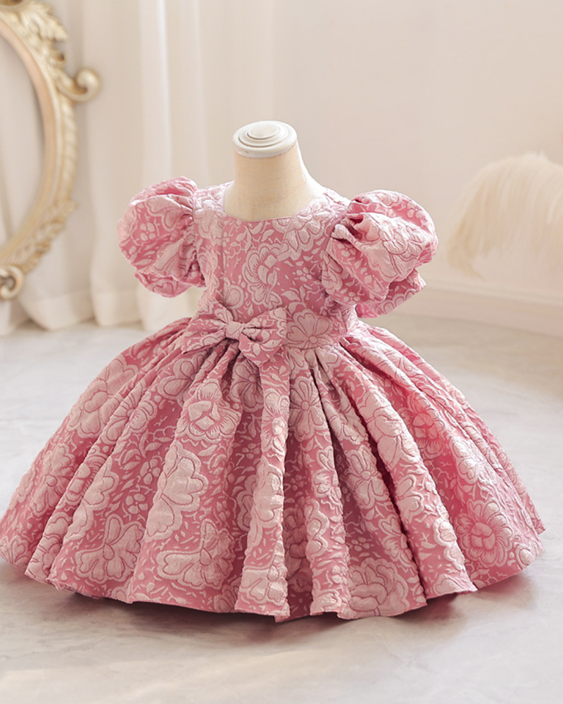 🌸Blossom Belle" Short-Sleeve Party Dress – Whimsical Elegance🌸