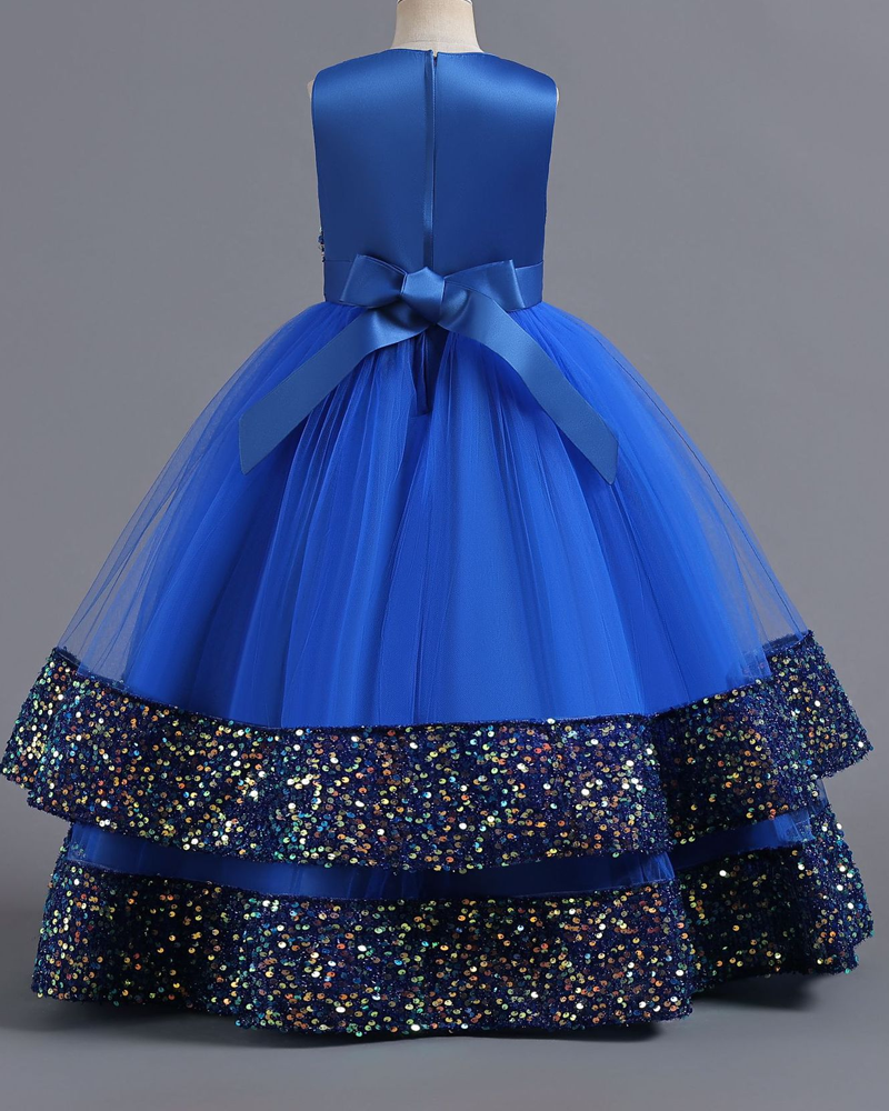 โจ Sparkle Bow Princess Dress โ Shine Bright, Twirl Big ๐