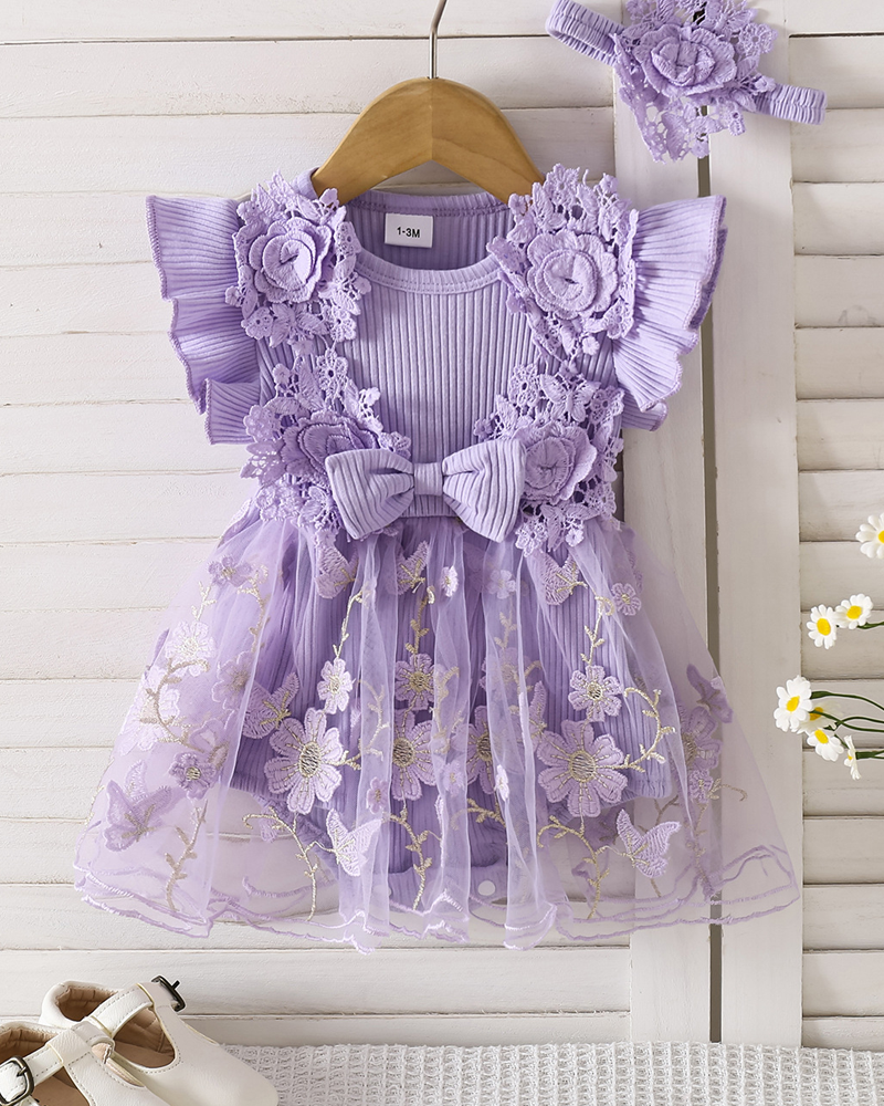 🌼Cotton & Tulle Princess Dress – Everyday Comfort & Special Occasion Charm ✨