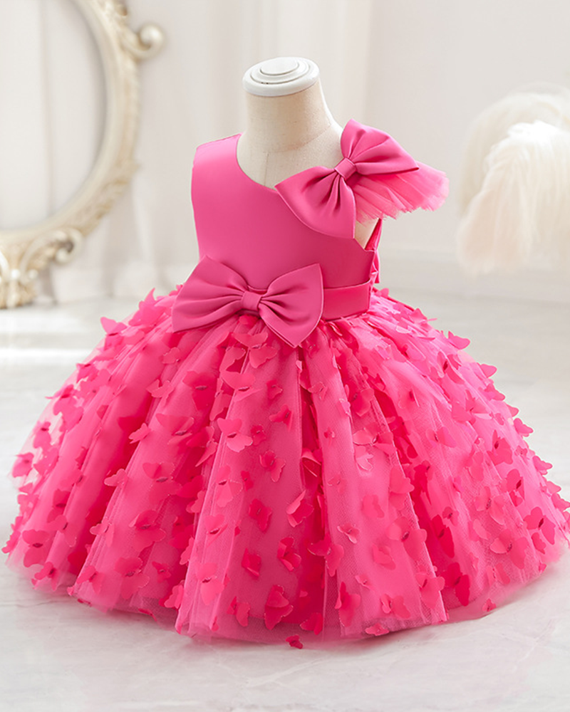 🦋Flutter Fantasy: 3D Butterfly Princess Dress for Little Dreamers 🦋