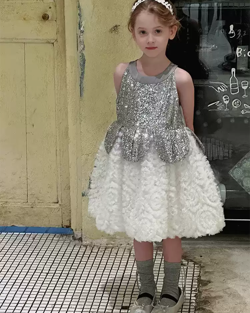 ✨Starlight Bloom"  Dress – A Celestial Garden✨