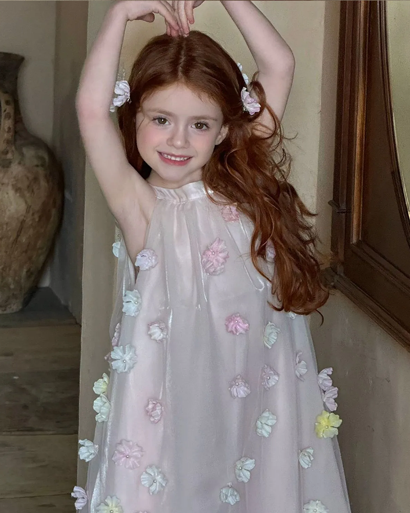 🌸Blooming Fantasy Dress – Whirl Like a Petal🌸