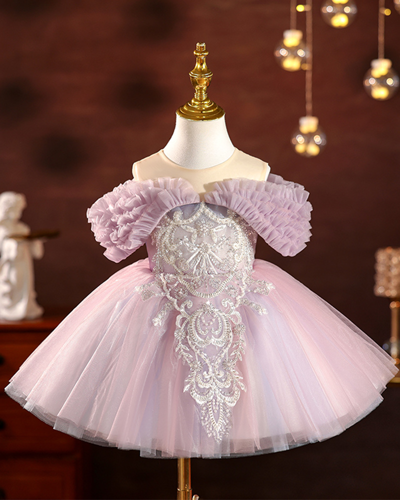 🌸Lilac Fantasy" Party Dress – Petite Elegance Redefined🌸