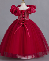 👑 Off-Shoulder Bow Tie Princess Dress – For Twirls & Fairy Dreams ✨