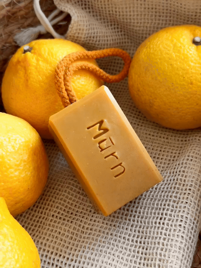 Artisan Calendula Honey Pomelo Lanyard Handmade Soap – Soothing Brightening Bath Bar (120g)