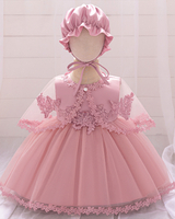 🌹Lace layering: Birthday dress, flowing chiffon dress with detachable transparent cape✨