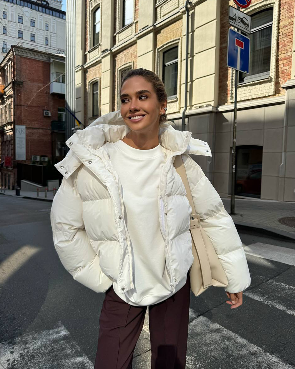 Short Puffer Down Jacket