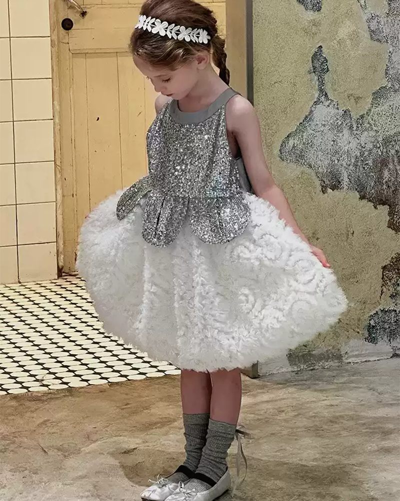 ✨Starlight Bloom"  Dress – A Celestial Garden✨