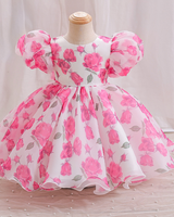 🌸 Puff Sleeve Print A-Line Dress – Sweet, Simple & Twirl-Ready ✨