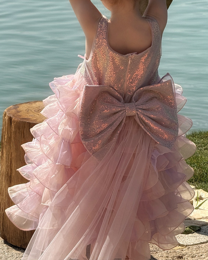 👑Majestic Eclipse" Princess Gown – Two Dresses in One!👑