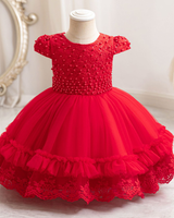 ✨ Beaded Tulle Princess Dress – Sparkle, Twirl & Shine 🎀