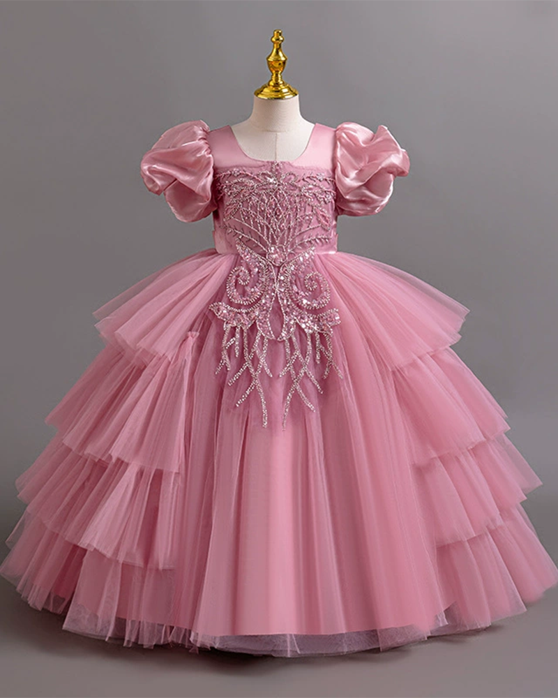 🎀Elegant Puff: Dreamy Tulle Ball Gown for Timeless Glamour ✨