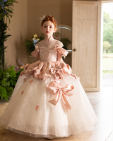 👑Eternal Blush" Couture Dress – A Heirloom Masterpiece👑