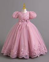 🌸Diamond Lace Flower Dress – For Little Princesses 🌸
