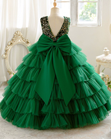 ✨ Sparkle & Tulle Dream Dress – Shimmering Bodice with Grand Bow Ballet ✨