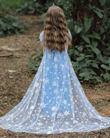❄️Frozen Enchantment" Elsa Dress – A Dream in Ice Blue❄️