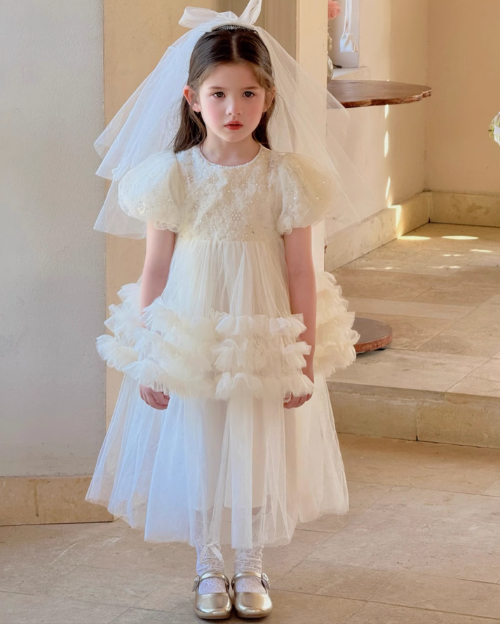 👑Garden Princess" Birthday Dress – Blooming with Elegance👑