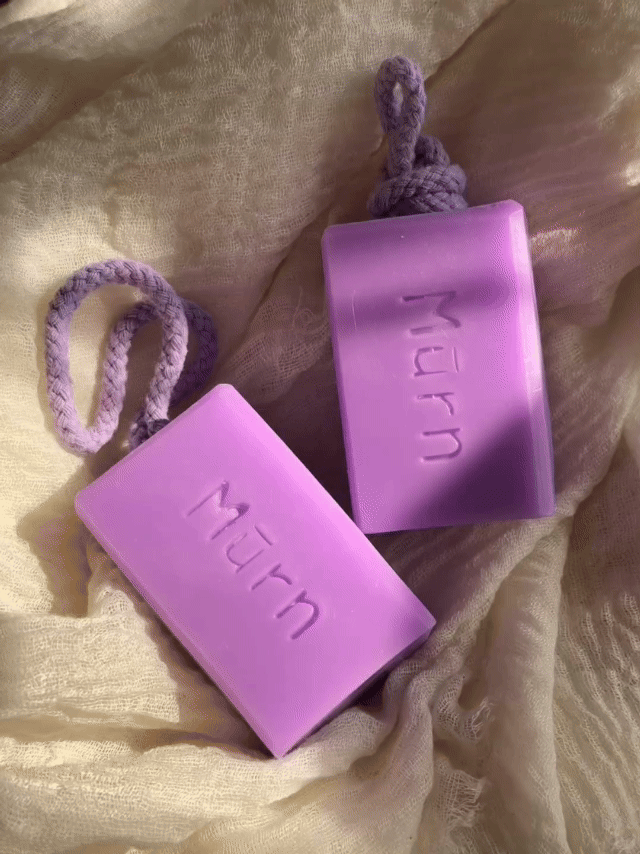 Artisan Provence Lavender Lanyard Handmade Soap – Gentle Moisturizing Bath Bar (120g)