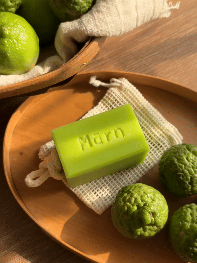 Artisan Bergamot Lemon Lanyard Handmade Soap – Brightening Refreshing Bath Bar (120g)