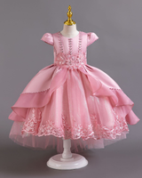🌸Cascading Tulle Garden Dress – Lace & Blooms 🌸
