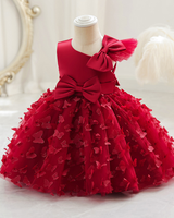 🦋Flutter Fantasy: 3D Butterfly Princess Dress for Little Dreamers 🦋