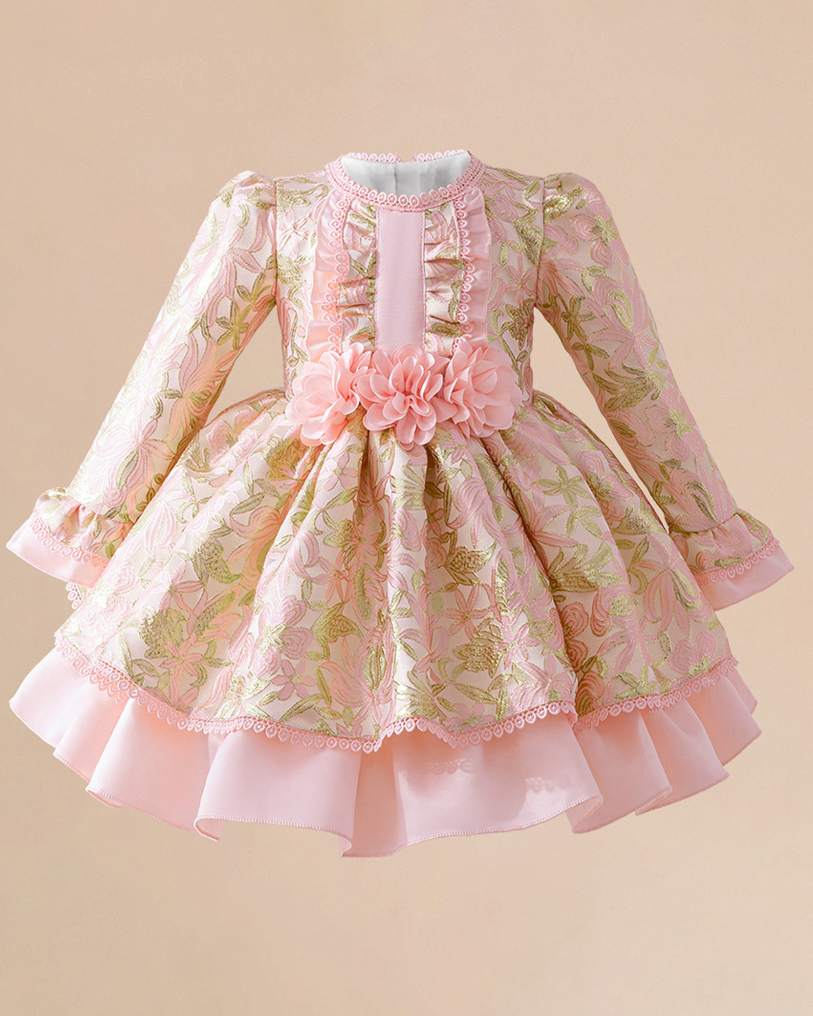 🌸Early Autumn Embroidered Long-Sleeve Gown 🌸
