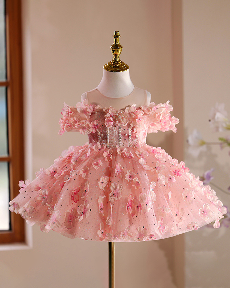 🌸Fairy Blossom: Petal Pink Tulle Gown✨