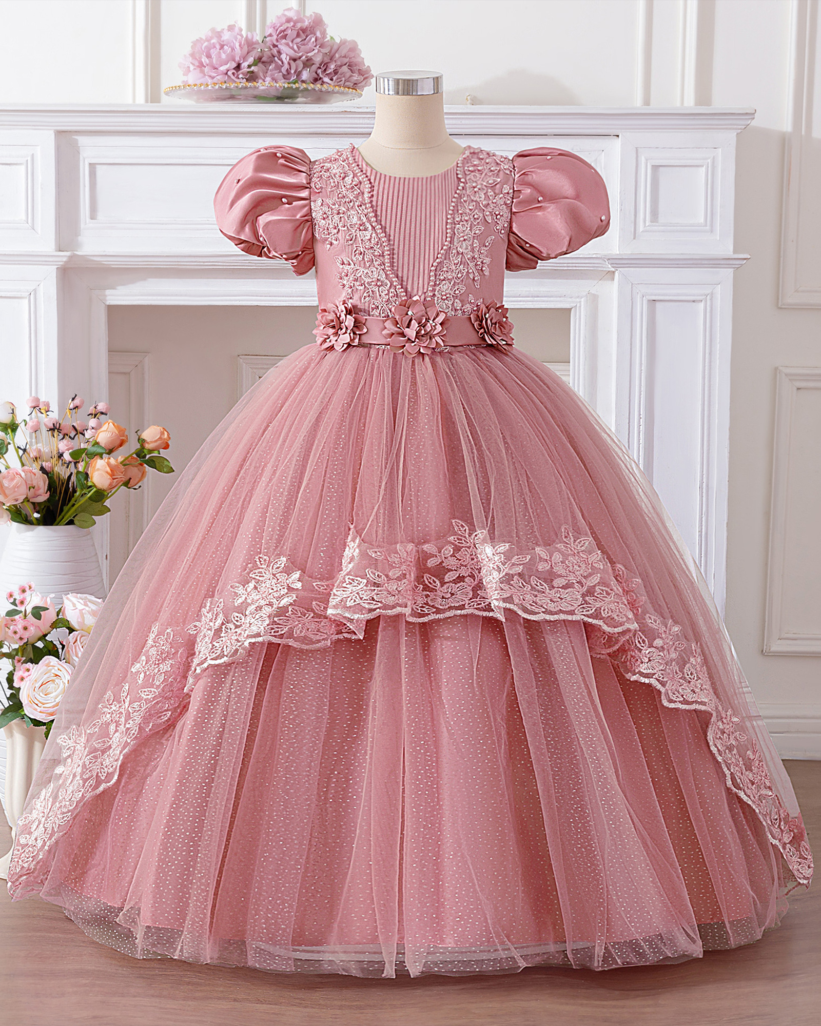 🌸Homecoming Dress – Whimsical Elegance for Little Scholars ✨