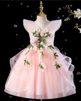 🔥BESTSELLER🔥 Floral Fairy Princess Dress – Whimsical Blooms & Ethereal Tulle ✨