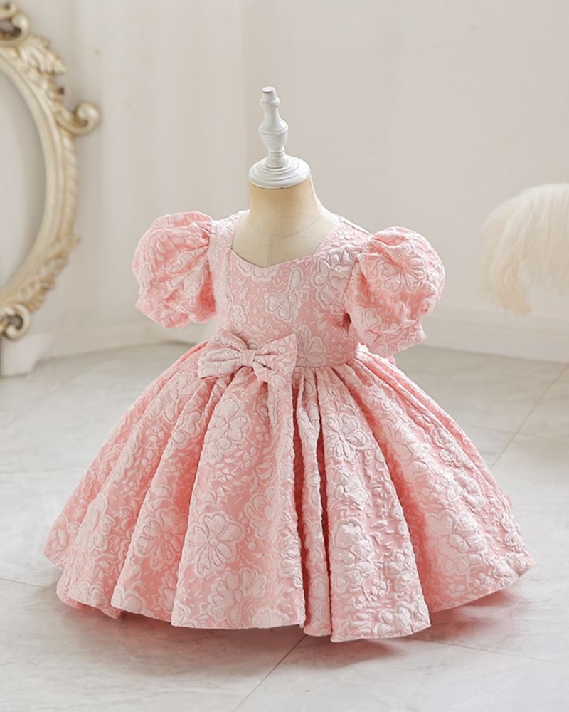 🌸Blossom Belle" Short-Sleeve Party Dress – Whimsical Elegance🌸