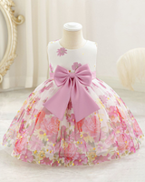 🌸Garden Princess: Floral Appliqué Tulle Ball Gown✨