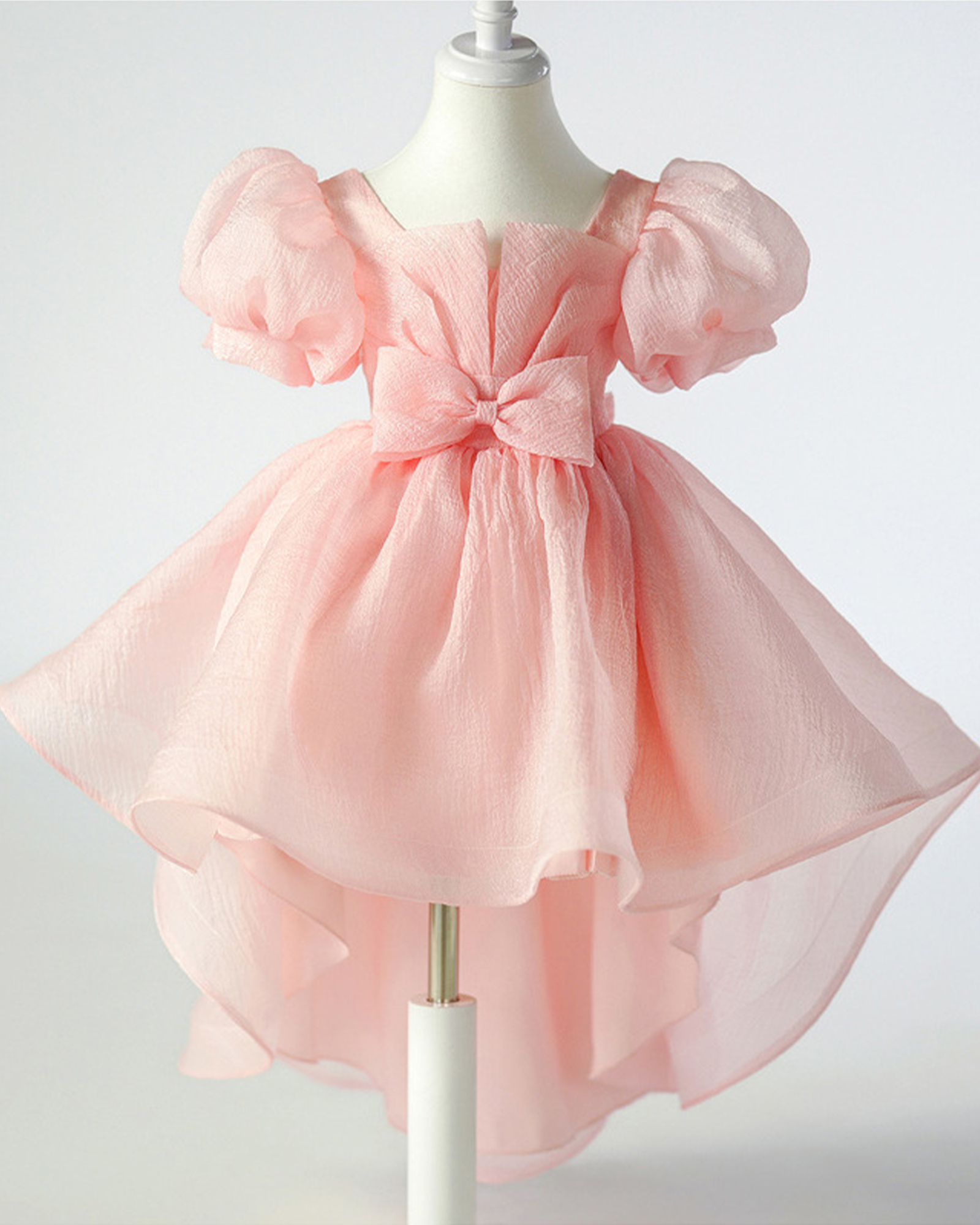 🌟 Cloud Tulle Dress – Asymmetrical Whimsy 🌤️