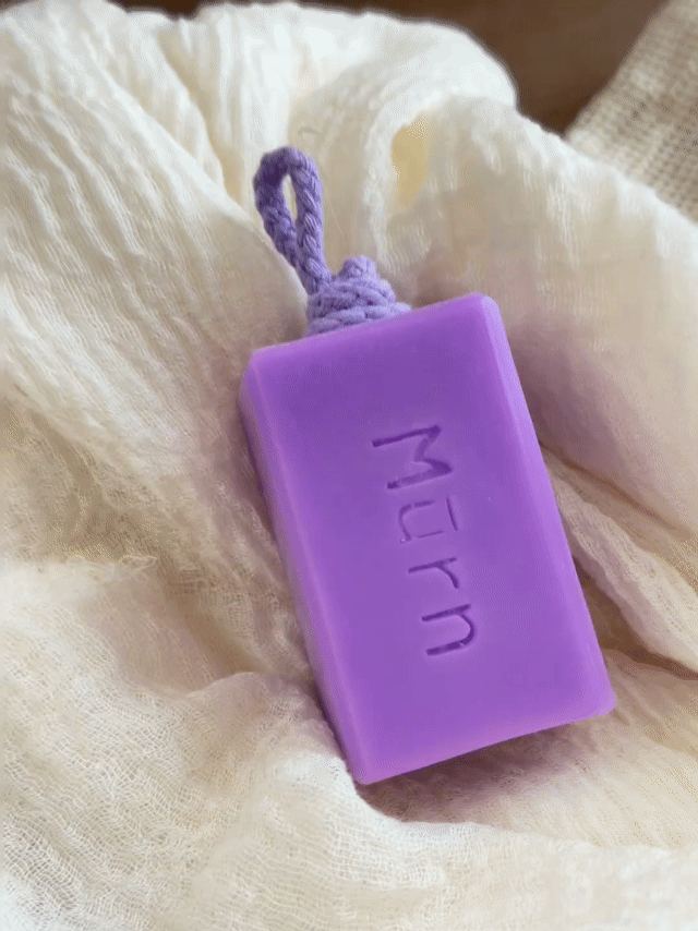 Artisan Provence Lavender Lanyard Handmade Soap – Gentle Moisturizing Bath Bar (120g)