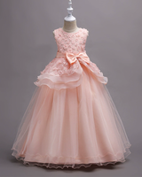 🌸Blossom Cascade: 3D Floral Tiered Tulle Gown for Ethereal Elegance✨