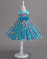 🌈Rainbow Star Ballerina Dress – Glow Magic 🌟