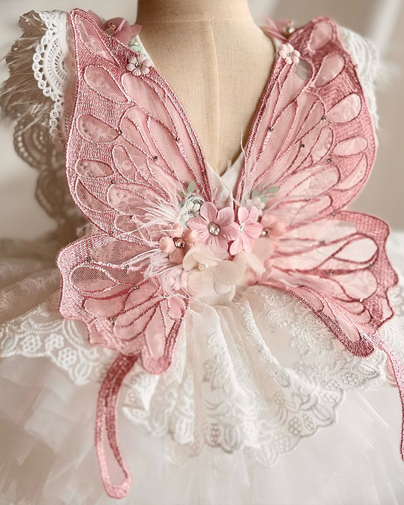 🌸Enchanted Garden" Mini Dress – A Whimsical Masterpiece🌸