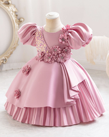 🌟 Sequin & Bloom A-Line Dress – Sparkle, Petals & Play ✨