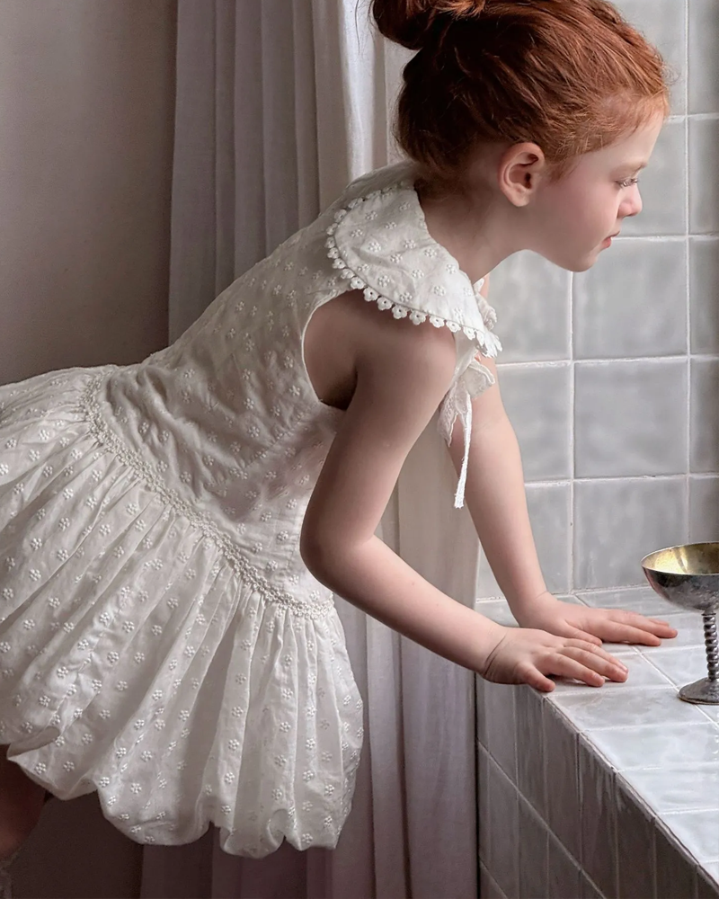 🧺Dolly Collar Poof Gown - For Picnic Ready Posies🧺