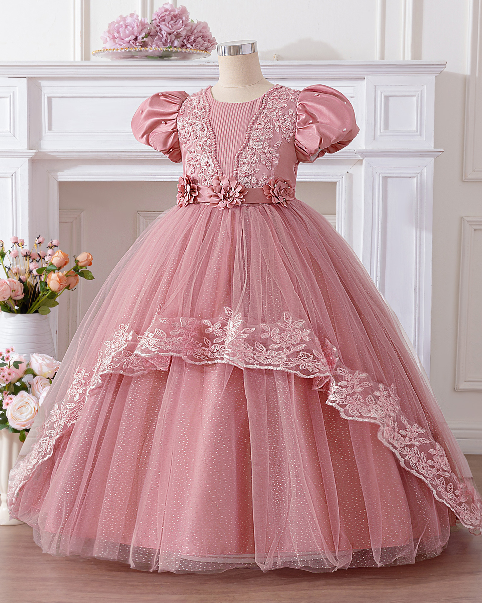 🌸Homecoming Dress – Whimsical Elegance for Little Scholars ✨