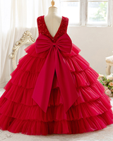 ✨ Sparkle & Tulle Dream Dress – Shimmering Bodice with Grand Bow Ballet ✨