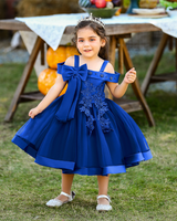 ✨Sweetheart Sparkle : Strapless Beaded Flower Girl Dress with Bow Details 🌸