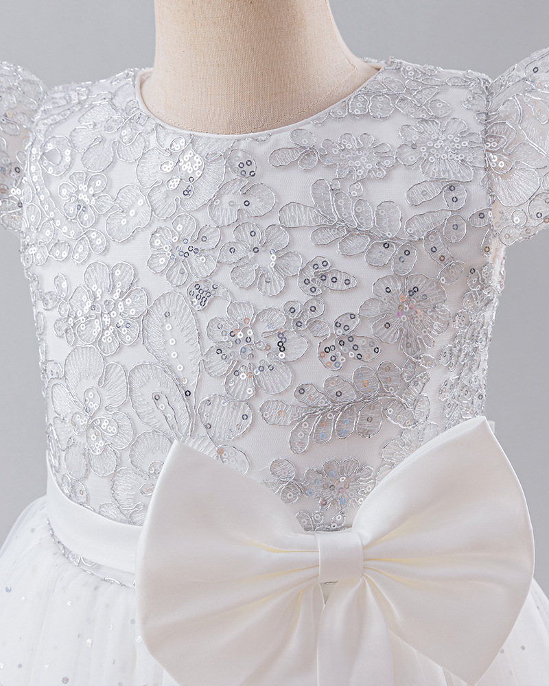 🎀Bow-tiful Dream : Fluffy Tulle Dress with Oversized Bow for Little Princesses 👑